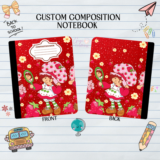 Strawberry Doll - Composition Notebook