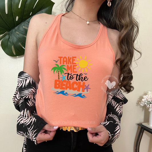 Take me to the beach Tank Top