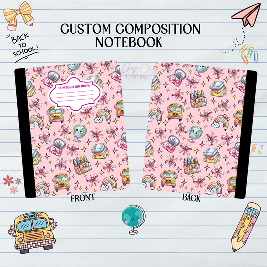 Teacher Crayons Coquette - Composition Notebook