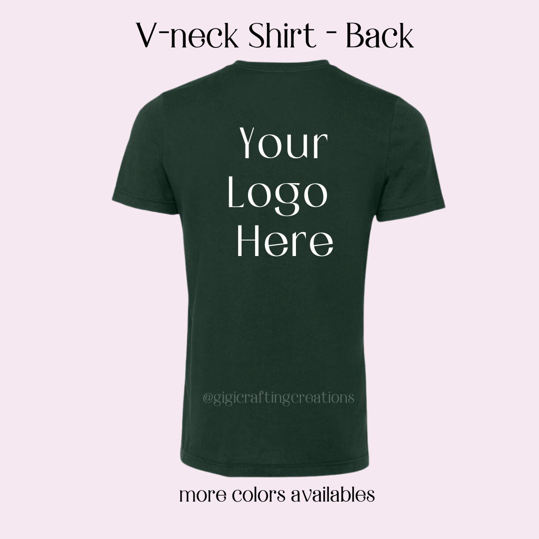 Custom Unisex V-Neck Tee