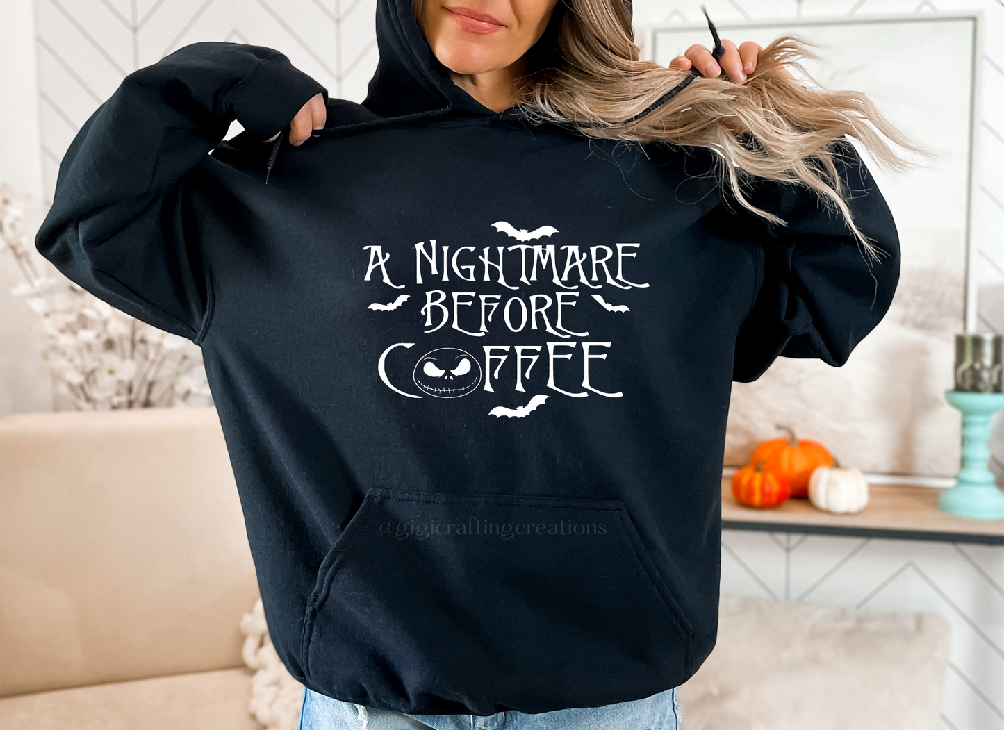 A nightmare before coffee Hoodie