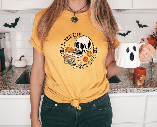 Dead Inside But Spiced Relaxed Unisex T-shirt