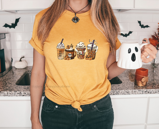 Halloween Iced Coffee Relaxed Tee