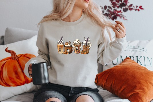 Jack Pumpkin Iced Coffee Crewneck