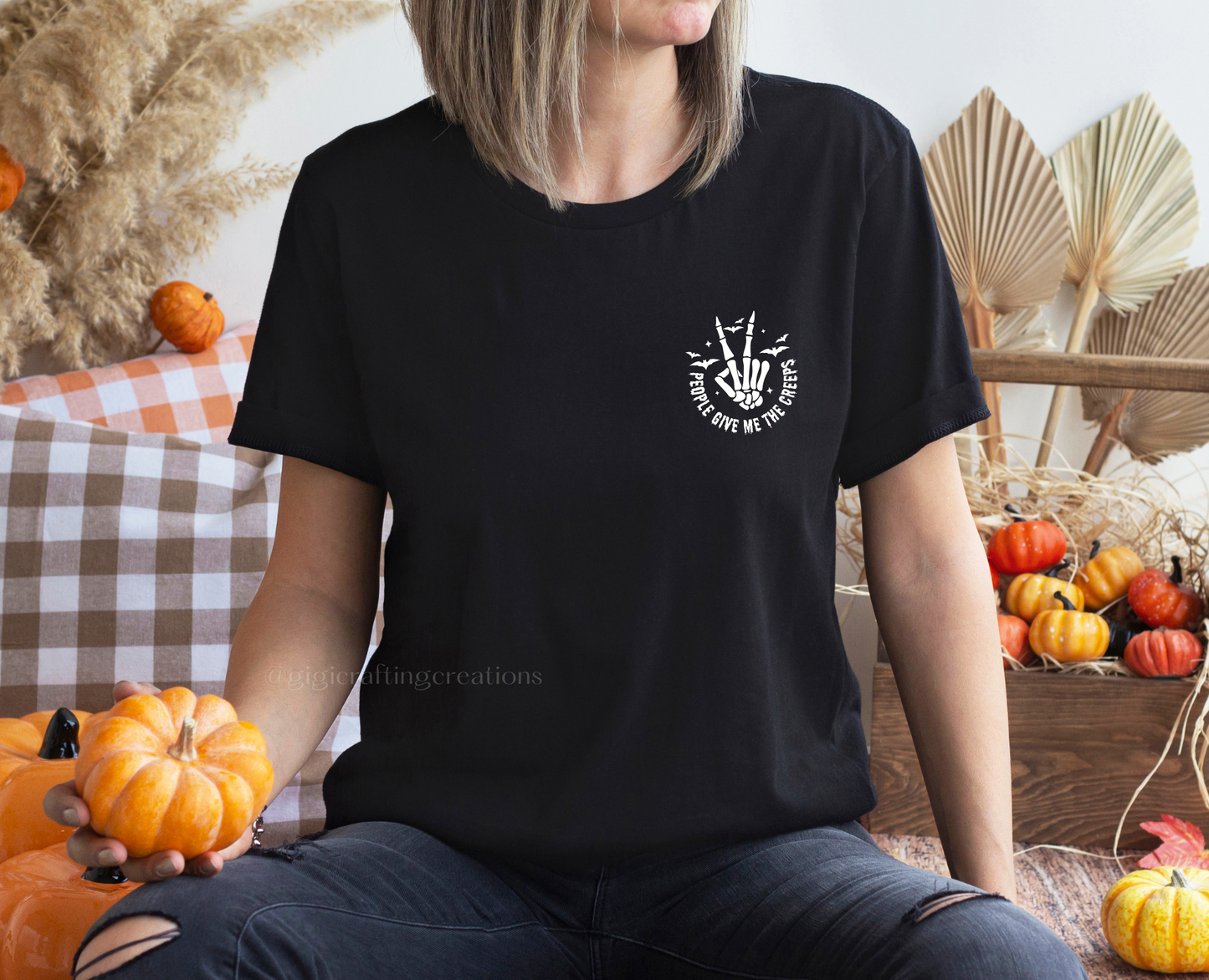 People Give Me The Creeps Relaxed Unisex T-shirt