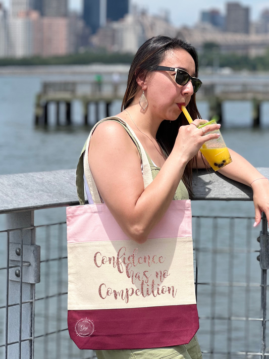 Confidence Has No Competition Tote Bag