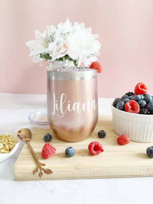 Cute Personalized Wine Tumbler