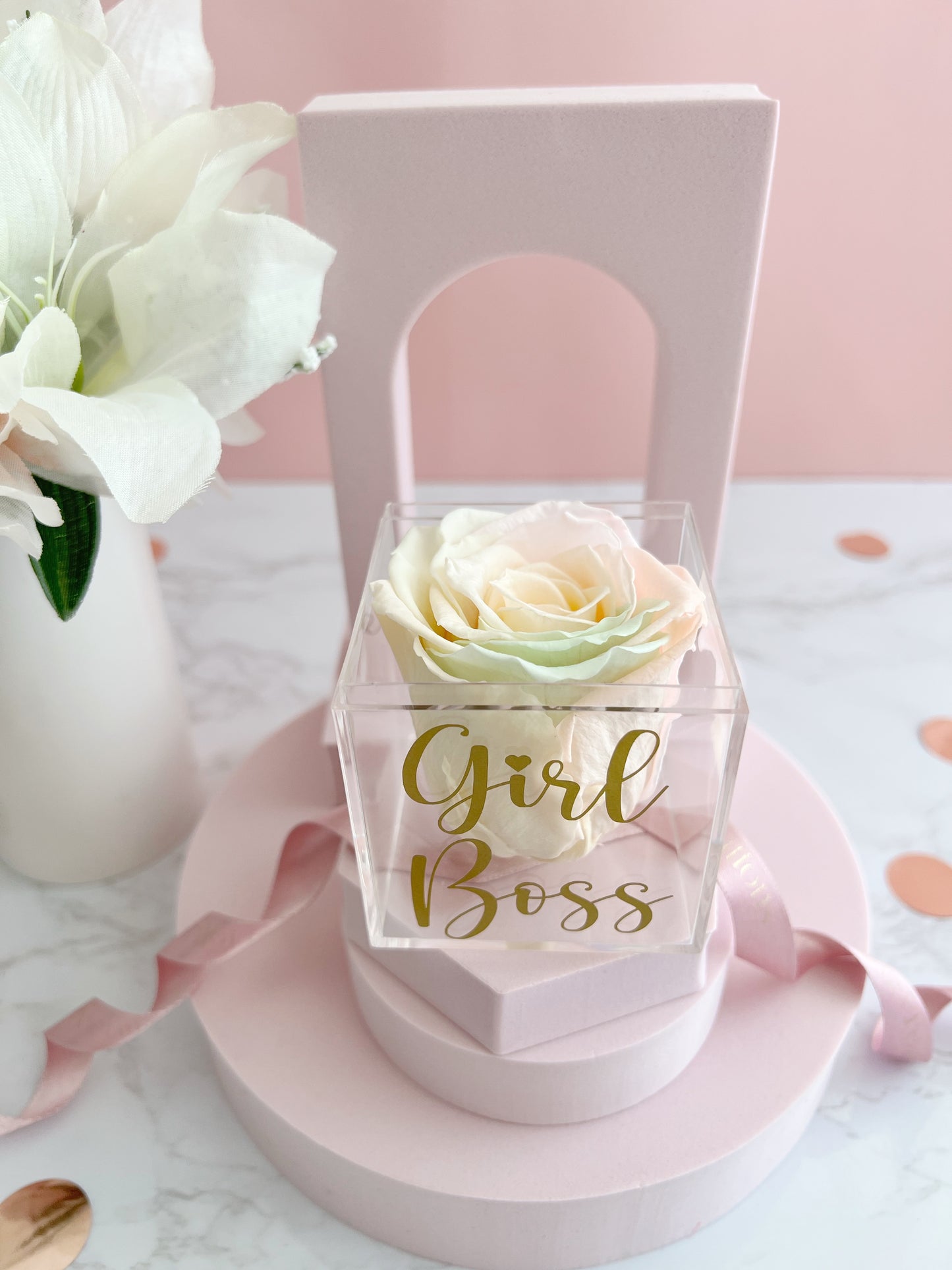 Girl Boss- Preserved Rose